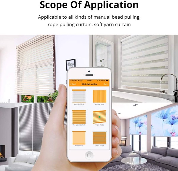 Điểu khiển màn cửa bằng ứng dụng